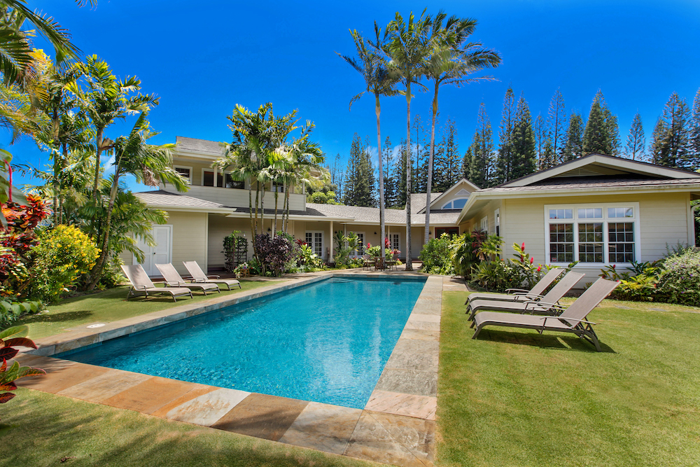 kauai vacation rentals, rental with a pool