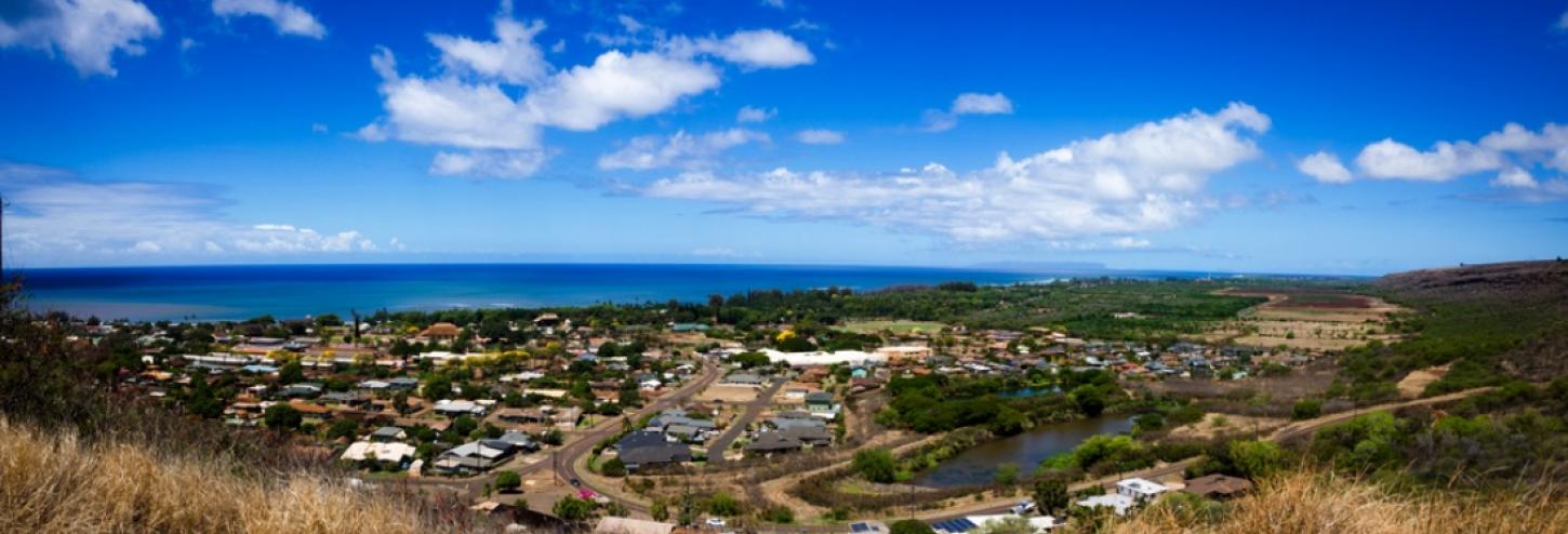 Aerial View of Hanapepe