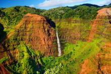 waipoo falls waimea canyon