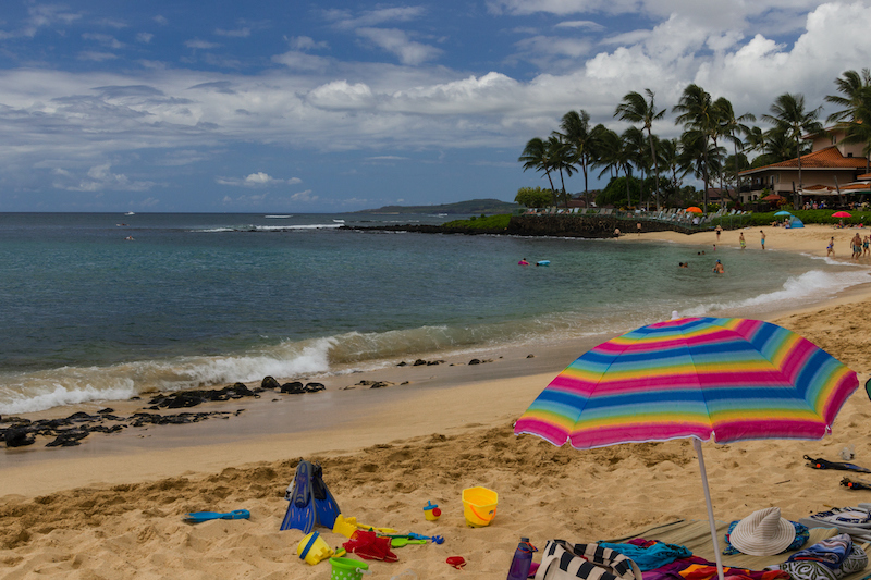 Poipu Beach Park Kauai